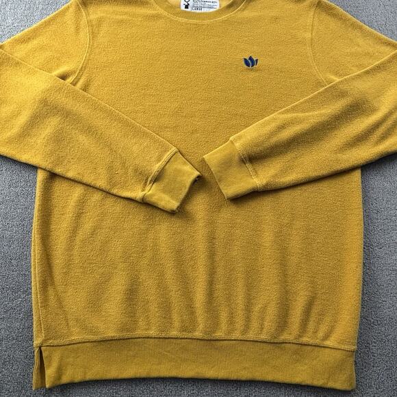 Dutch Bros Sweater Adult Large Yellow Long Sleeve Casual Coffee Men's - Picture 6 of 14